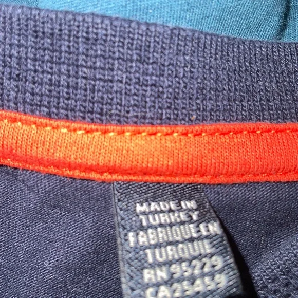 Ted Baker London Bevvy Navy Multicolor Stripe Tee - Picture 5 of 7